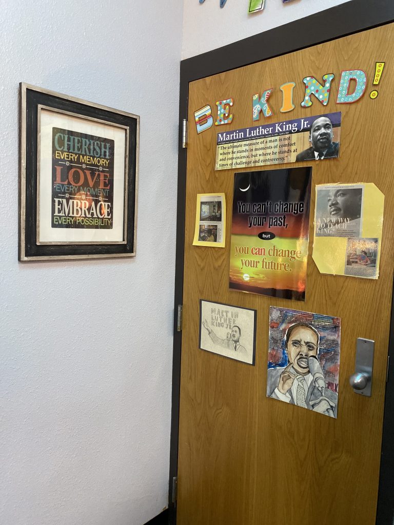 Dr. King by my door